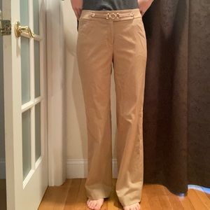 LUXE FLANNEL HIGH WAIST BOOT CUT PANTS